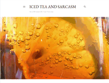 Tablet Screenshot of icedteaandsarcasm.com